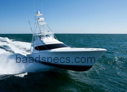 Hatteras 54GT tekniske specifikationer og anmeldelser